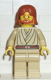 LEGO sw055 Obi-Wan Kenobi (young with Dark Orange Hair and Headset)